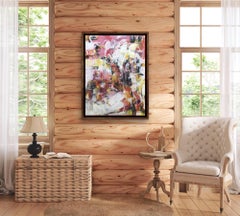 Fiesta!, Pittura originale astratta espressionista, Arte accessibile, Arte originale