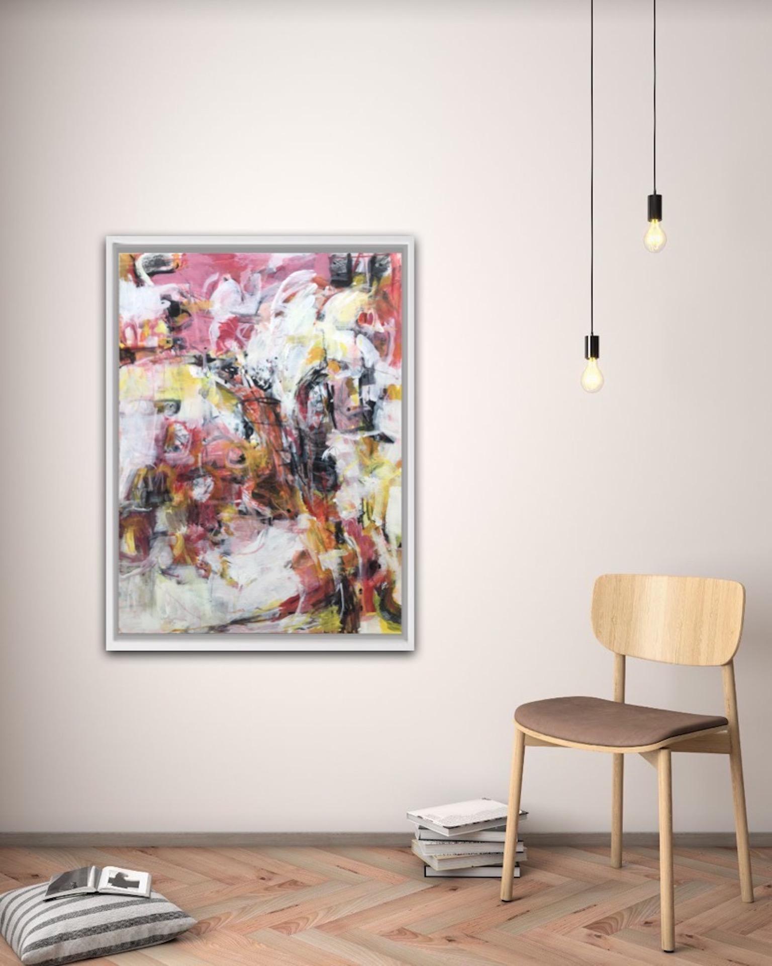 Fiesta!, Original Abstract Expressionist Painting, Affordable Art, Original Art For Sale 4