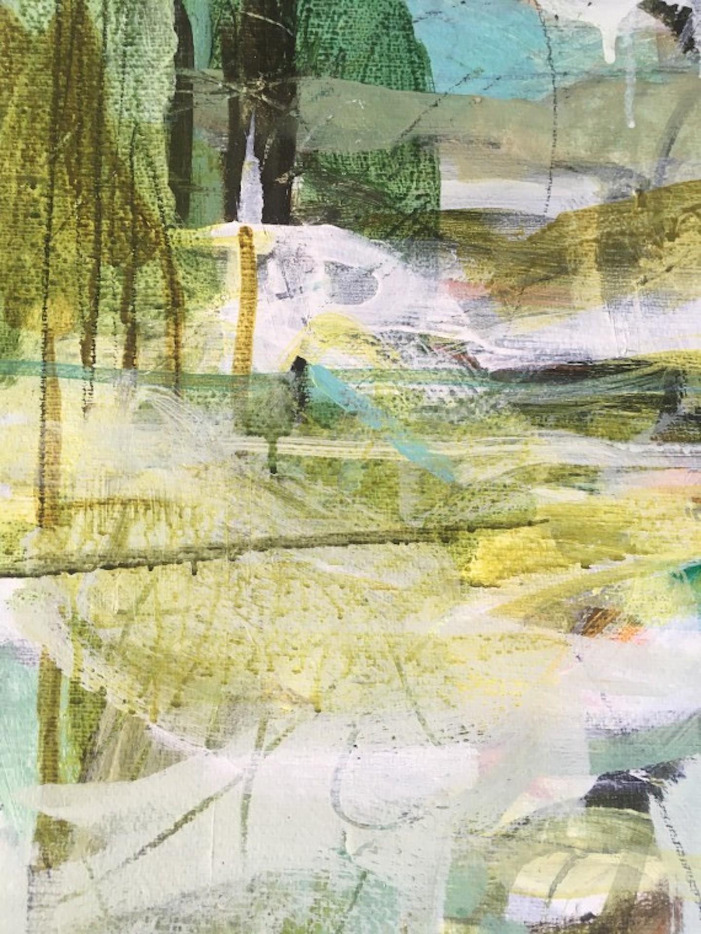 Grüner grüner Garten, Janet Keith, Original abstraktes Waldkunstwerk, preiswerte Kunst im Angebot 4