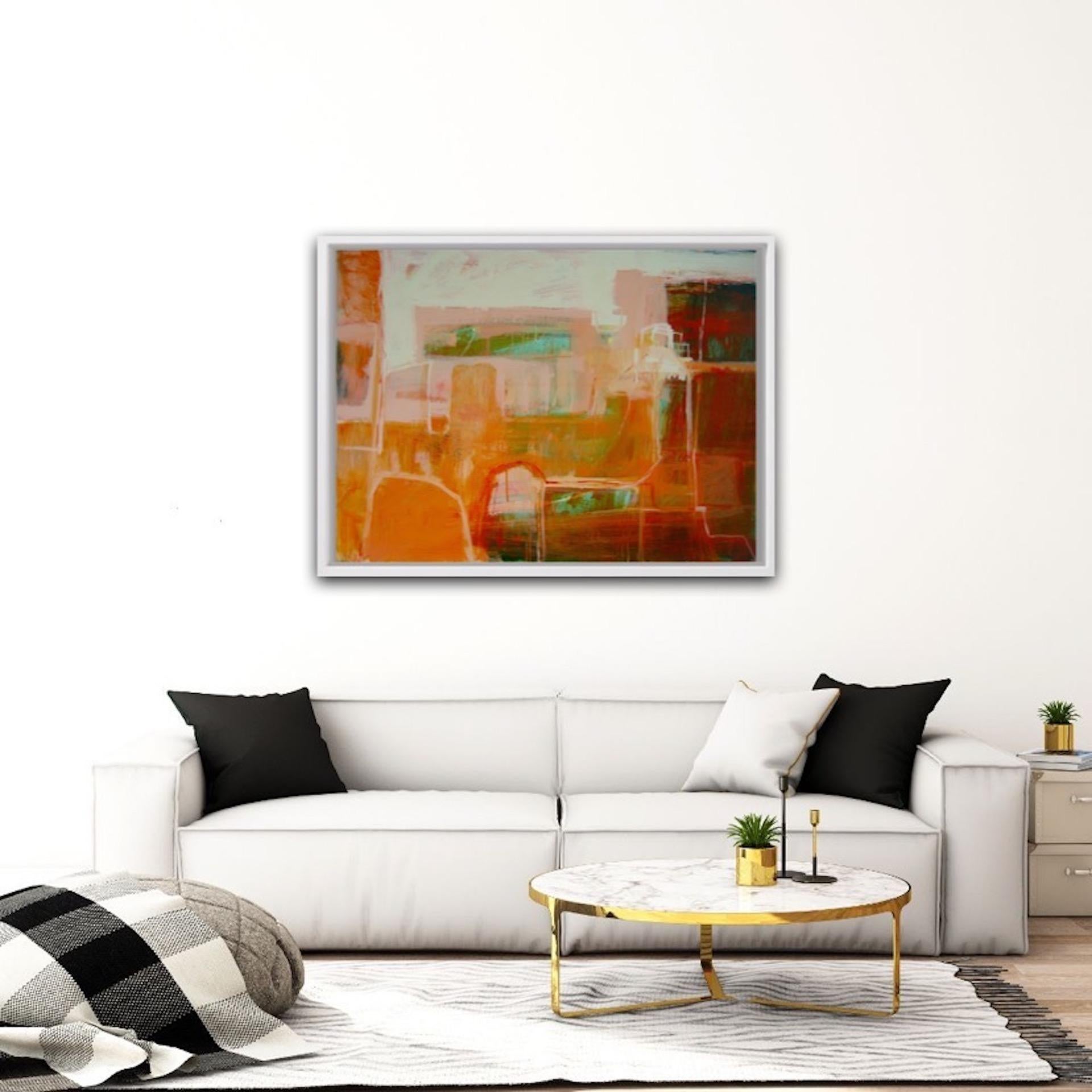 Janet Keith, Indian Afternoon, Original Abstract Painting, Affordable Art 5