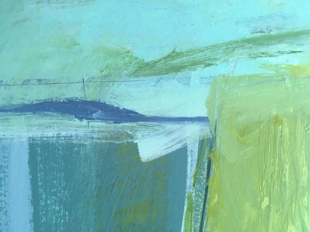 Janet Keith, Pintura italiana 1,  Pintura original semiabstracta de paisaje en venta 2