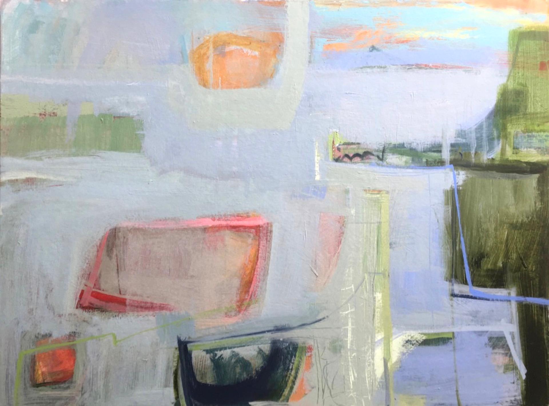 Janet Keith, Opalescence, peinture abstraite originale, art abordable