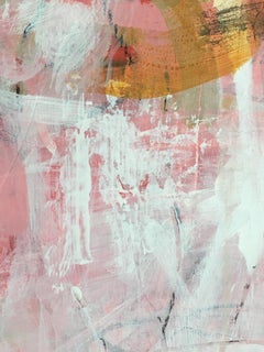 Janet Keith, Rosy, Rosy, Original Abstract Painting, Contemporary Art