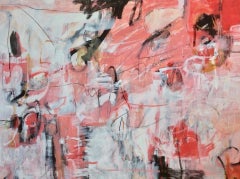Janet Keith, Rosy, Rosy, Original Abstract Painting, Contemporary Art, Art Online