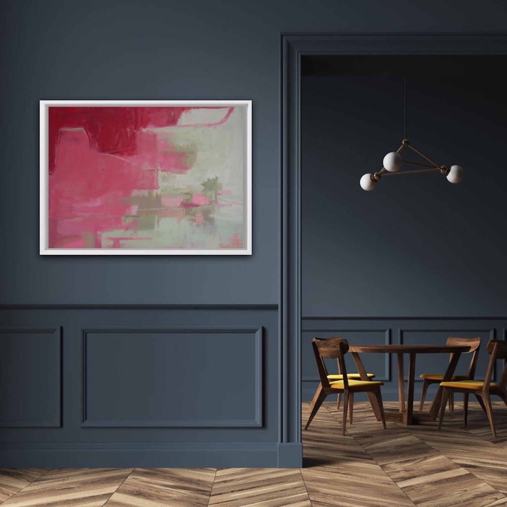Janet Keith, Notti di rubino, Quadro di paesaggio semi-astratto originale, Arte Online in vendita 1