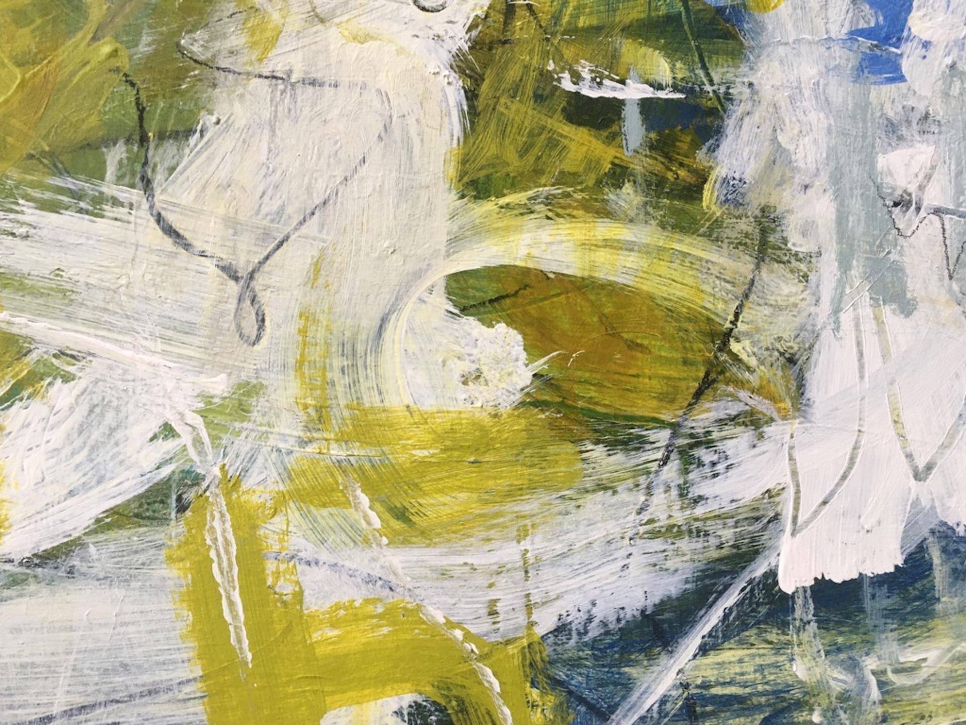 Janet Kieth
Scent of Gorse and Salty Breeze
Original abstract painting on board.
Acrylic paint on board.
Image Size: 51H cm x W76 cm x D 0.30 cm
Sold Unframed
Please note that in situ images are purely an indication of how a piece may look.

Scent