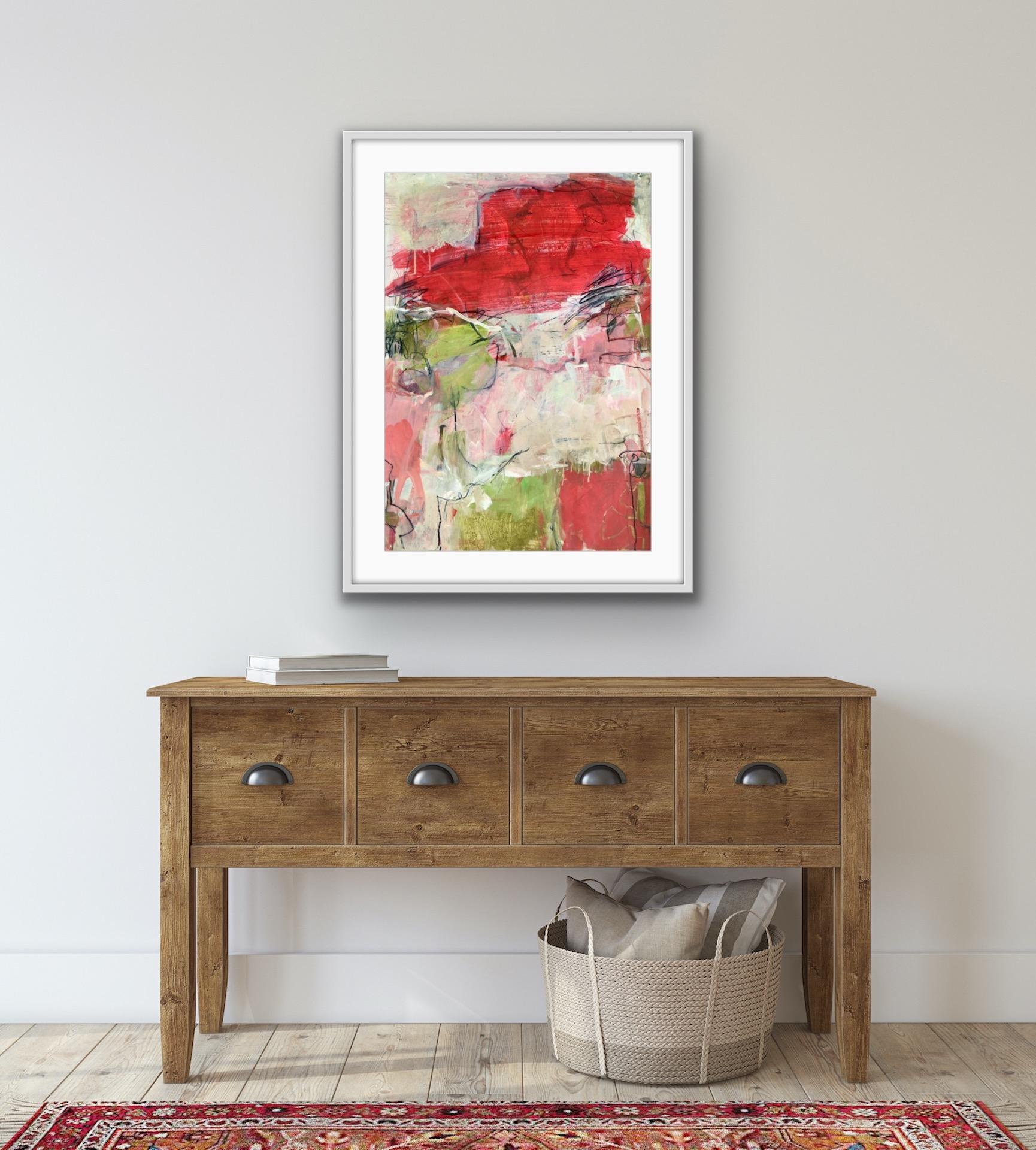 Red Rocks, Janet Keith, Original Abstract Landscape Painting, Affordable Art For Sale 6
