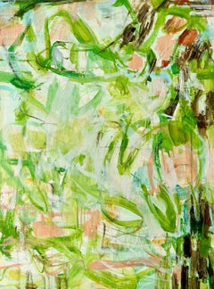 Spring Green, peinture abstraite originale, art original, expressionniste 
