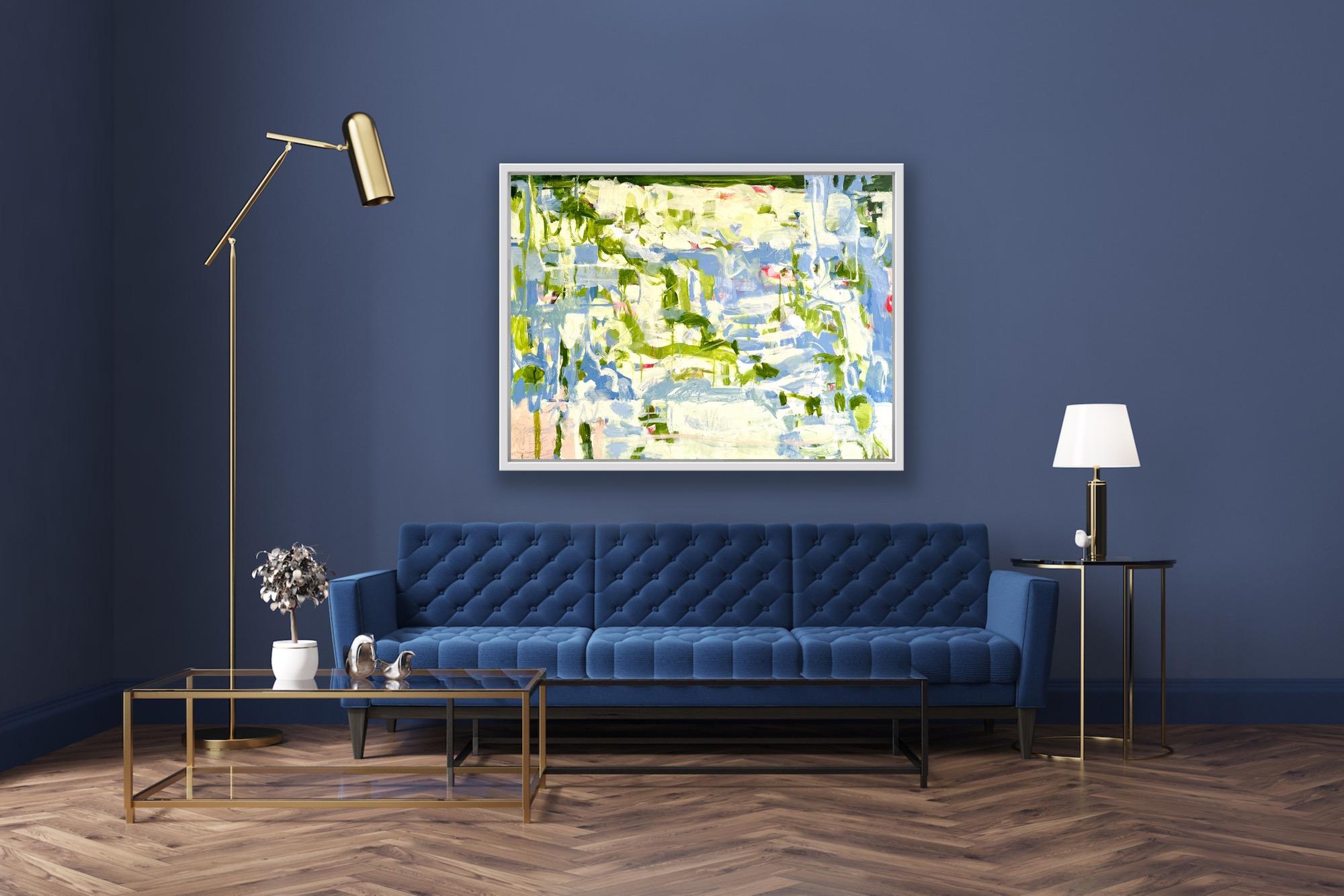 La strada verso casa, Pittura astratta originale, Arte originale, Espressionista in vendita 2