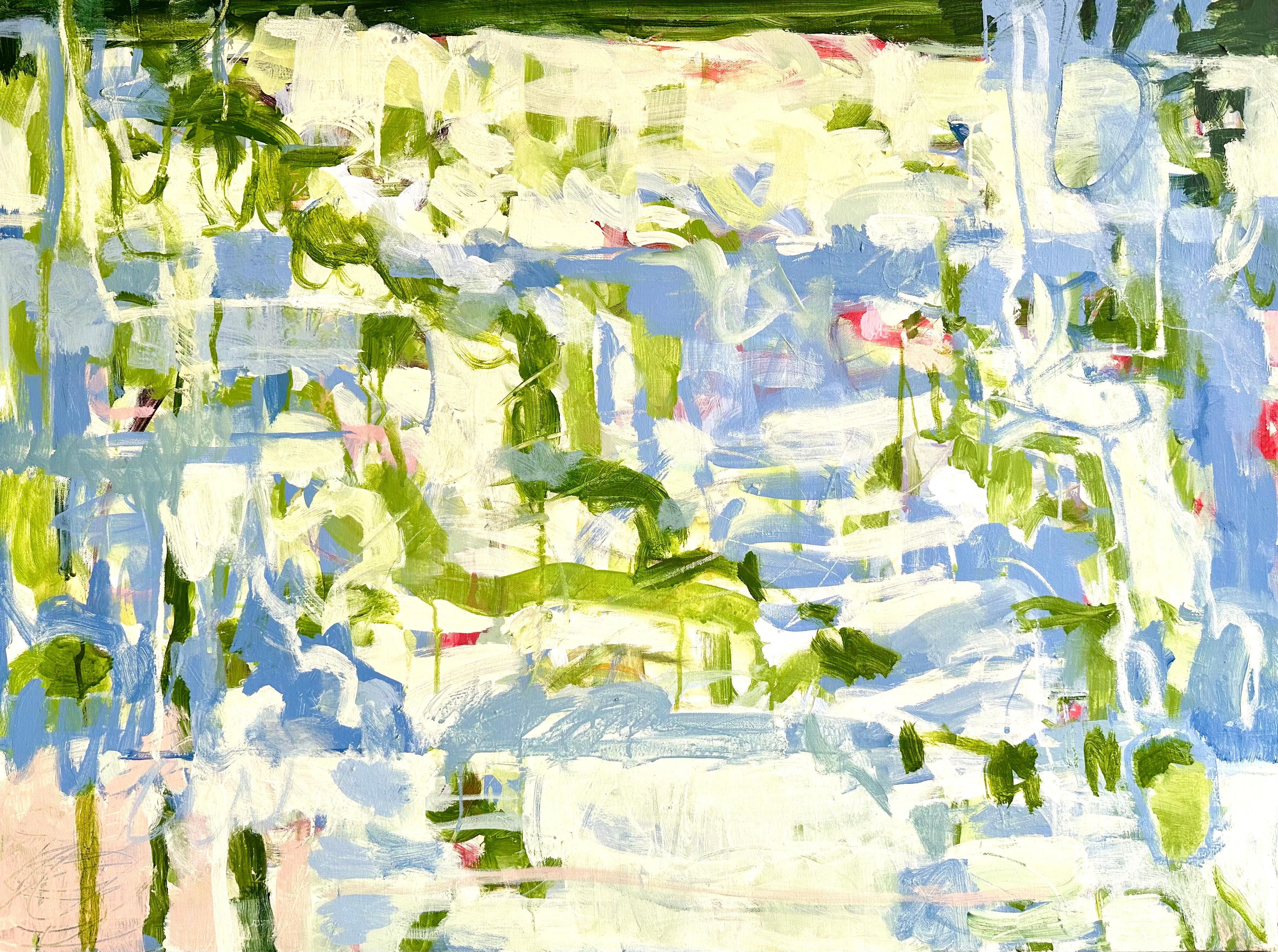 La strada verso casa, Pittura astratta originale, Arte originale, Espressionista in vendita 3