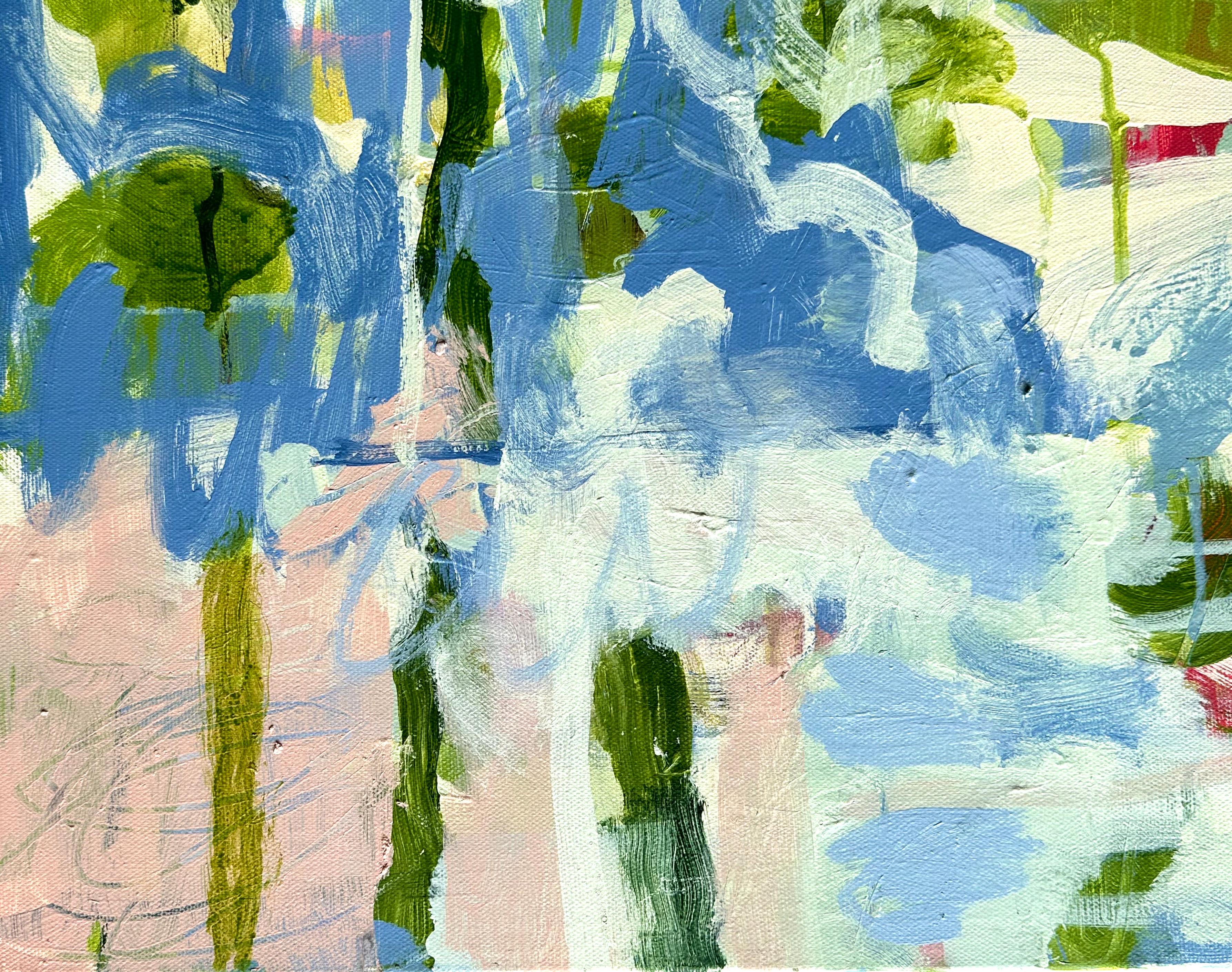 La strada verso casa, Pittura astratta originale, Arte originale, Espressionista in vendita 4