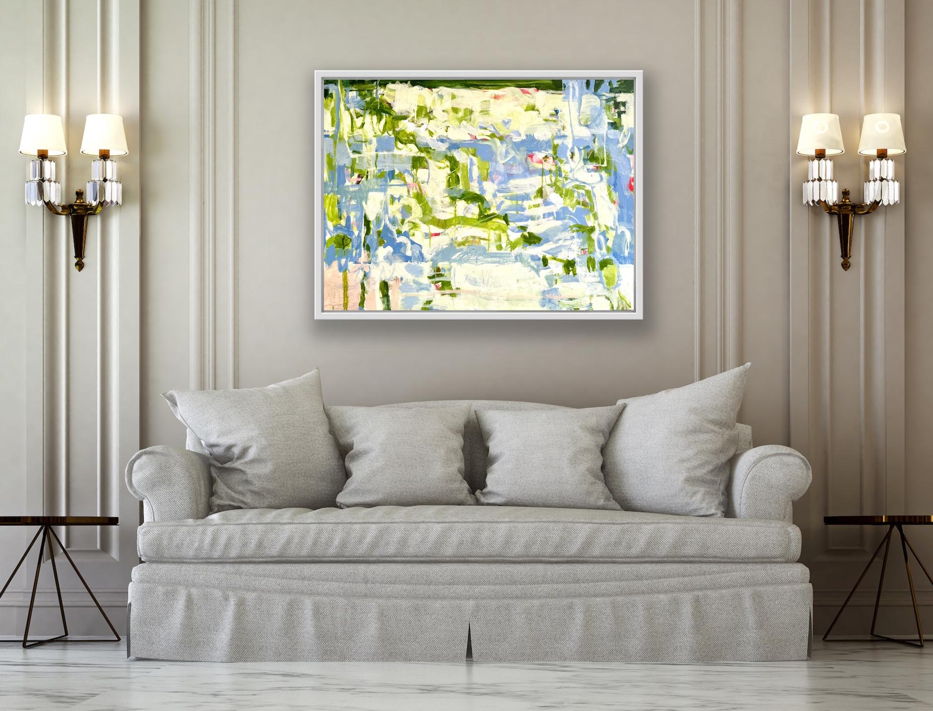 La strada verso casa, Pittura astratta originale, Arte originale, Espressionista in vendita 6
