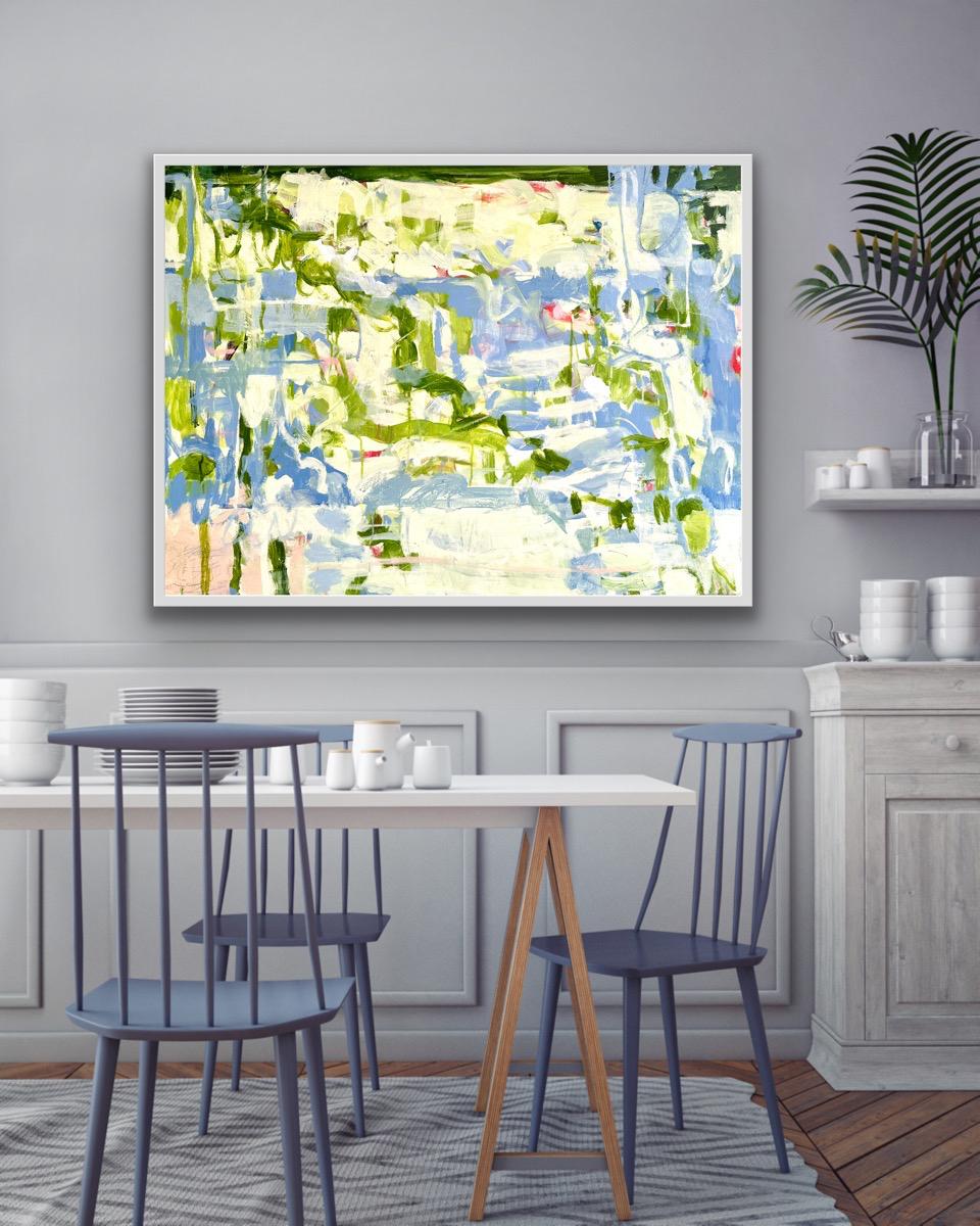 La strada verso casa, Pittura astratta originale, Arte originale, Espressionista in vendita 8
