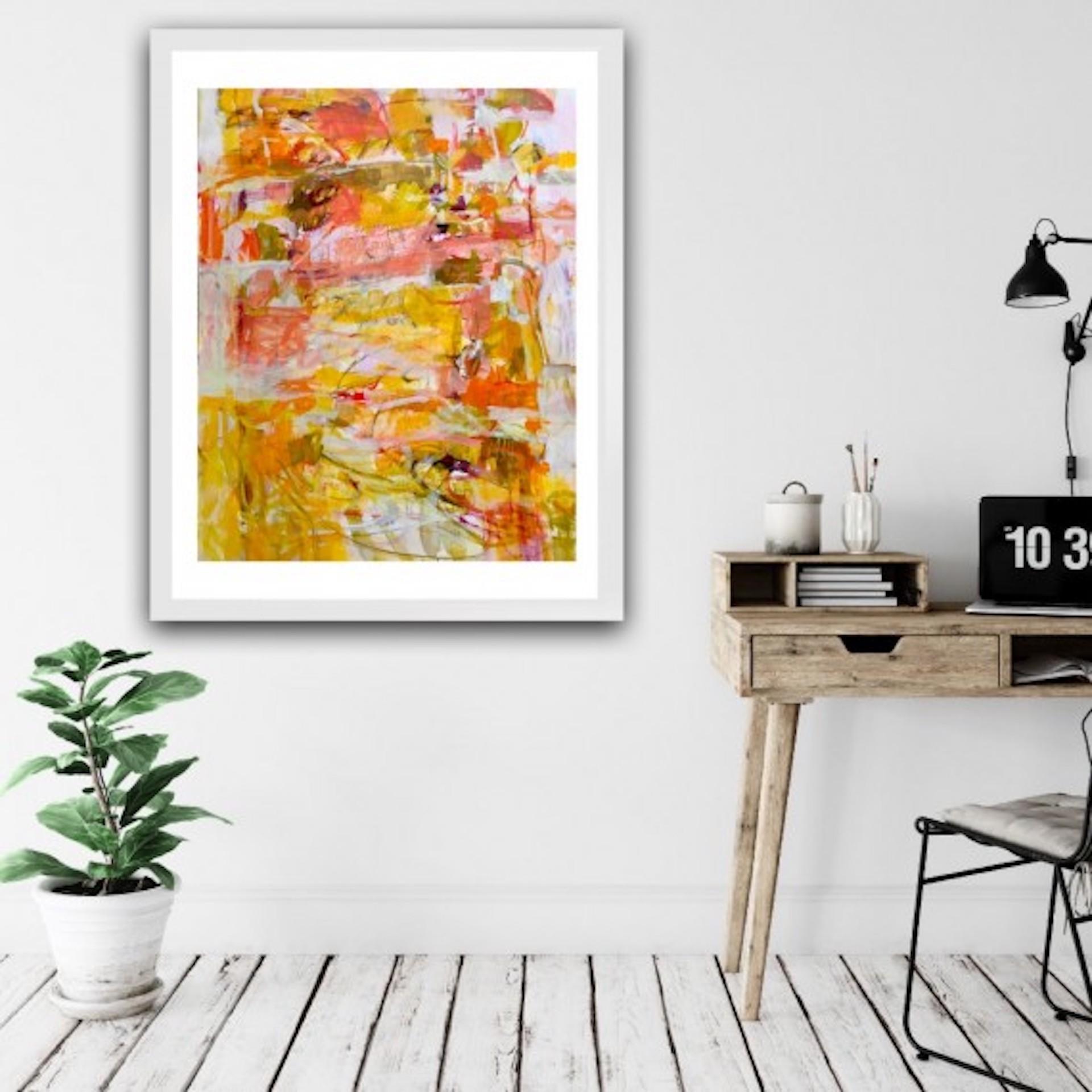 Tumbling Autumn, Janet Keith, Original Abstract Painting, Affordable Artwork For Sale 4