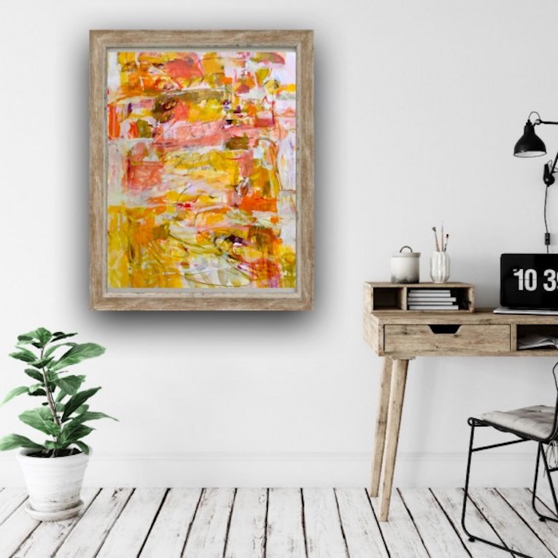 Tumbling Autumn, Janet Keith, Original Abstract Painting, Affordable Artwork For Sale 5