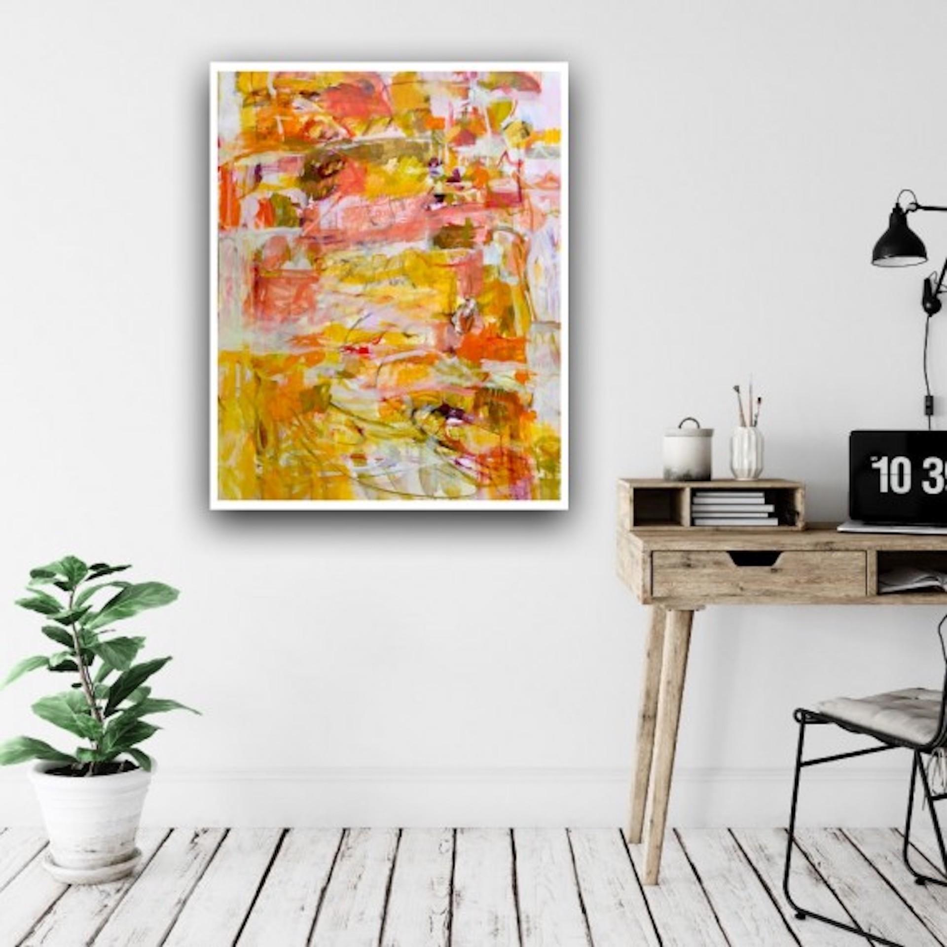 Tumbling Autumn, Janet Keith, Original Abstract Painting, Affordable Artwork For Sale 6