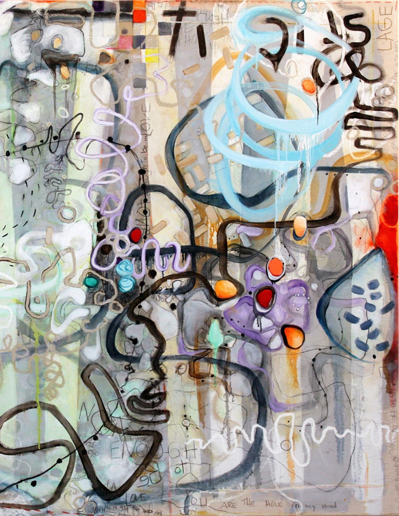 Attaccalo: Non basta essere innamorati - Painting Contemporaneo di Janet Lage
