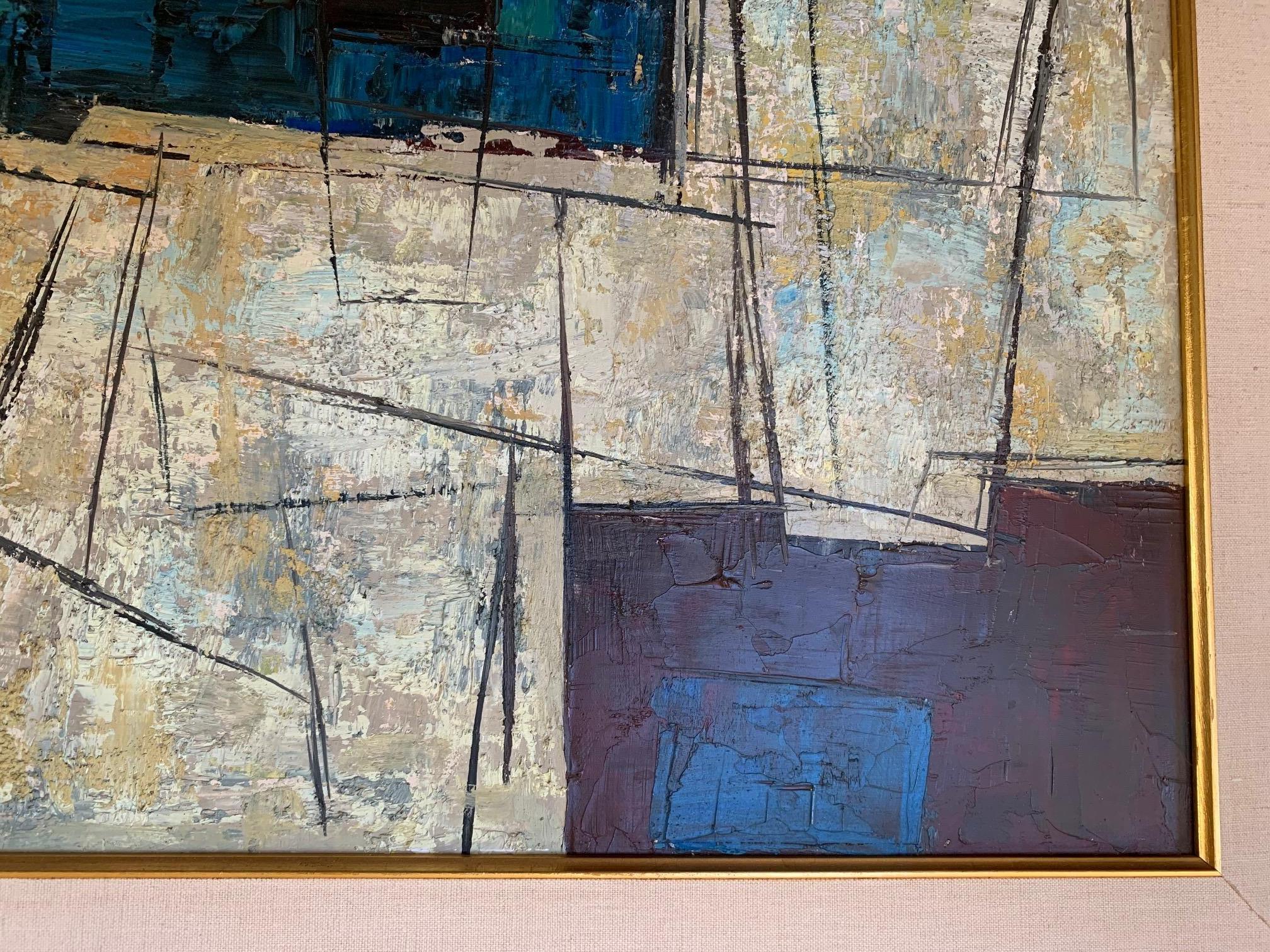 Senza titolo Inizio anni '60 - Abstract Painting Beige di Janet Lippincott