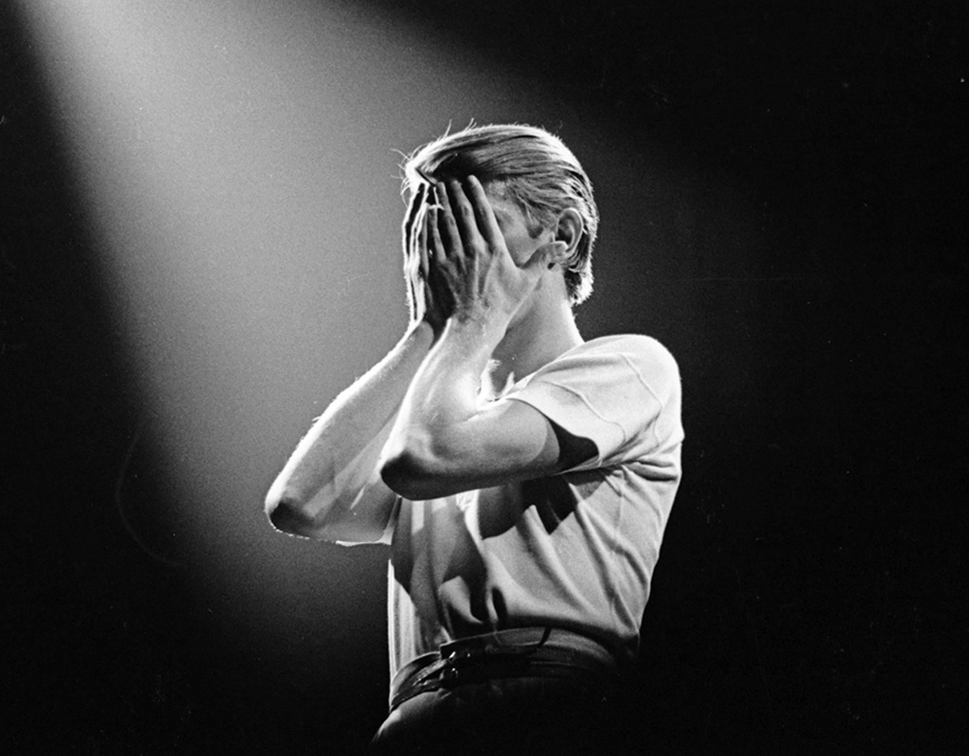 Edición limitada firmada de David Bowie, fotografiado actuando en directo en Ohio, 1976 por Janet Macoska

Disponible en varios tamaños:
16x20" Lambda Tipo-C  Edición: 25
20x24" Lambda Tipo-C  Edición: 25
30x40" Lambda Tipo C  Edición: 25

Desde