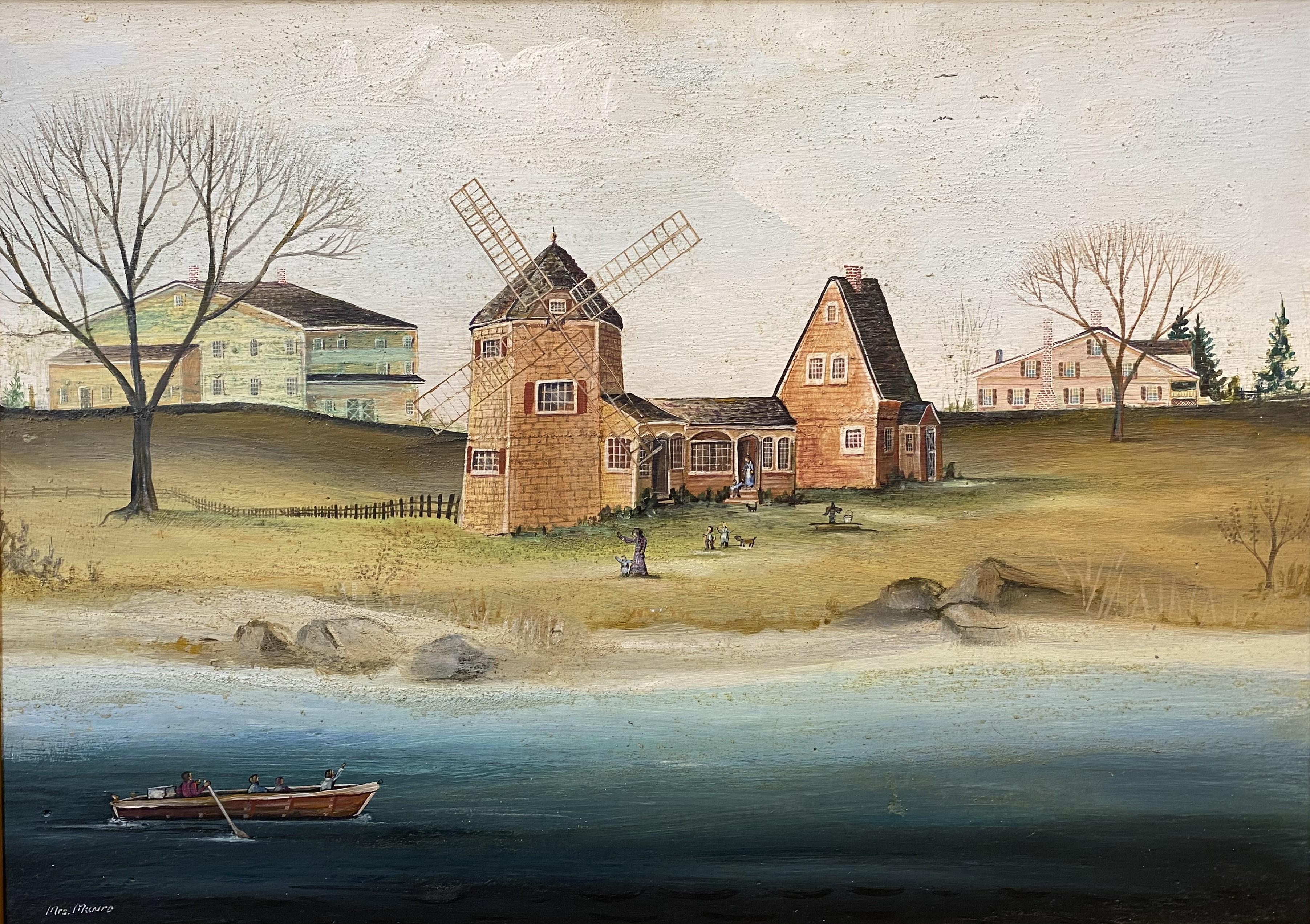 Old Mill Point, Cape Cod, Mass - Art by Janet Munro