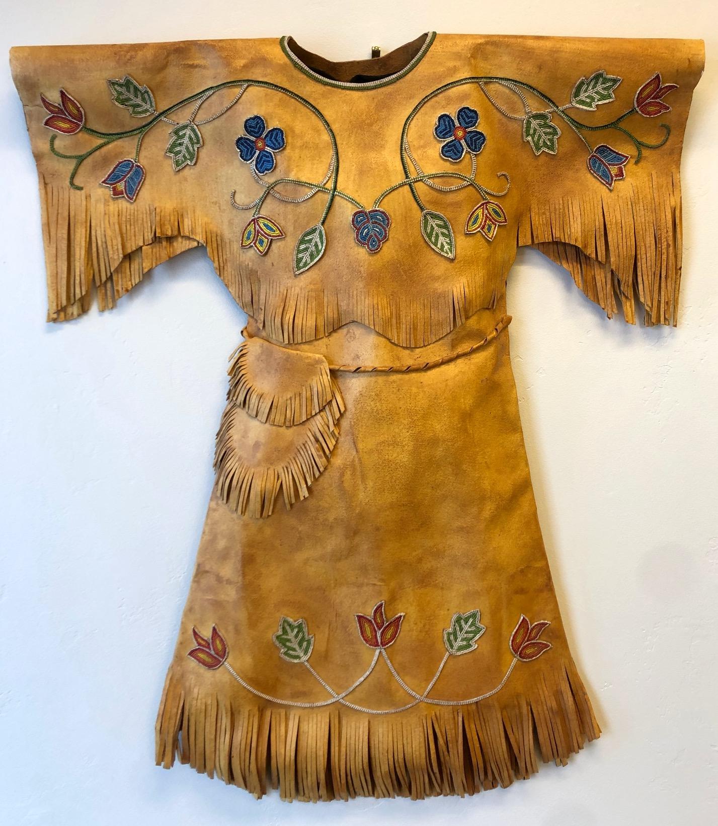 Replica Ceremonial Dress - Mixed Media Art by Janet Nelson