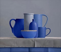 BLU SU BLU (SERIE BRIVIDO) - Natura morta / Realismo / Monocromia / Cucina