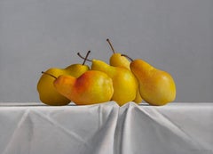 BLUSHING PEARS - Fruit / Realism / Contemporary Still Life