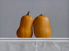 CHEEK TO CHEEK - Still Life, Pumpkins, Minimalist