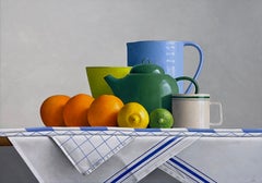 VIDA FIJA CON CITRUS - Fruta / Bodegón de cocina / Colorido / Realismo