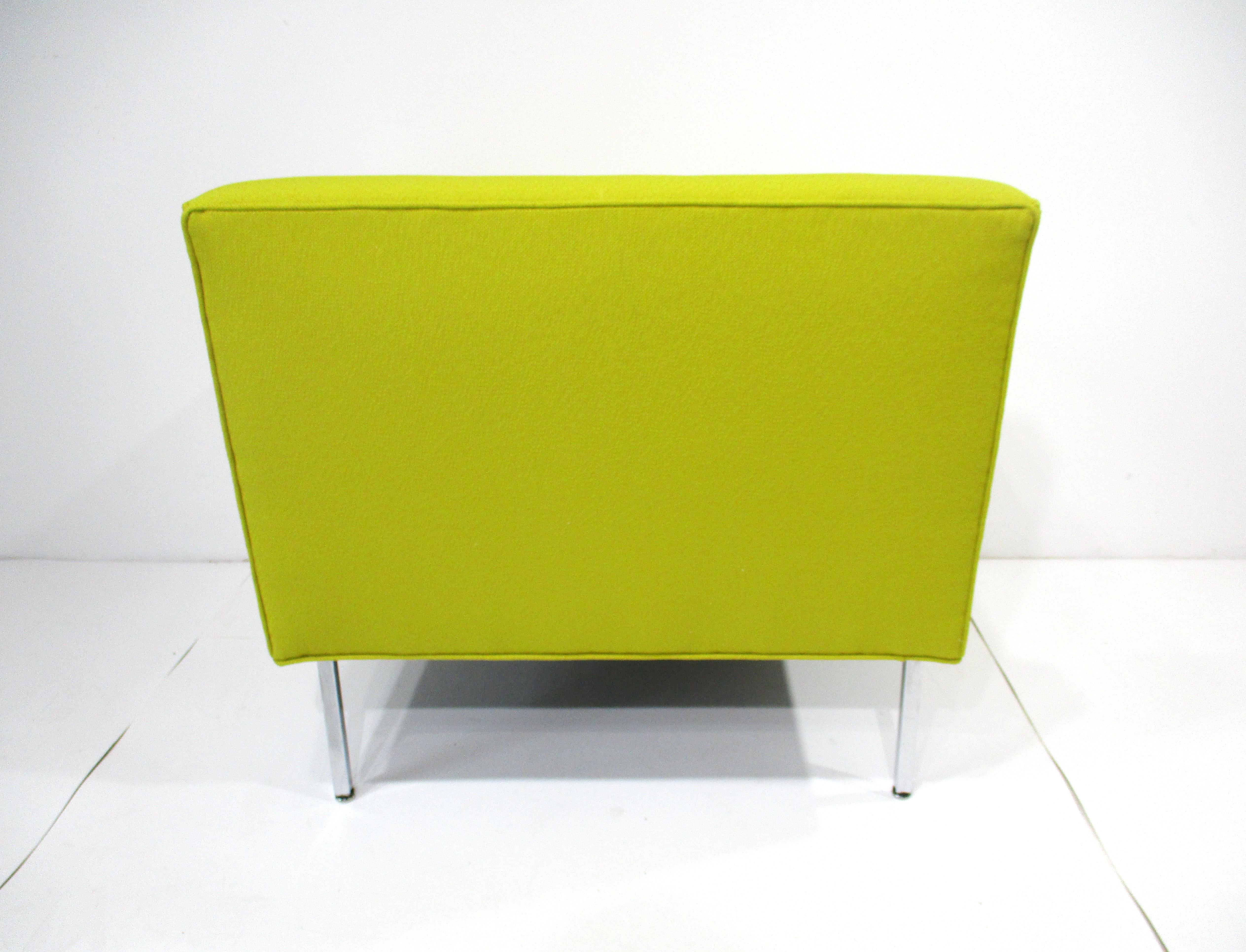 Sedia club a cubo Janet Rosenblum nello stile di George Nelson In condizioni buone in vendita a Cincinnati, OH
