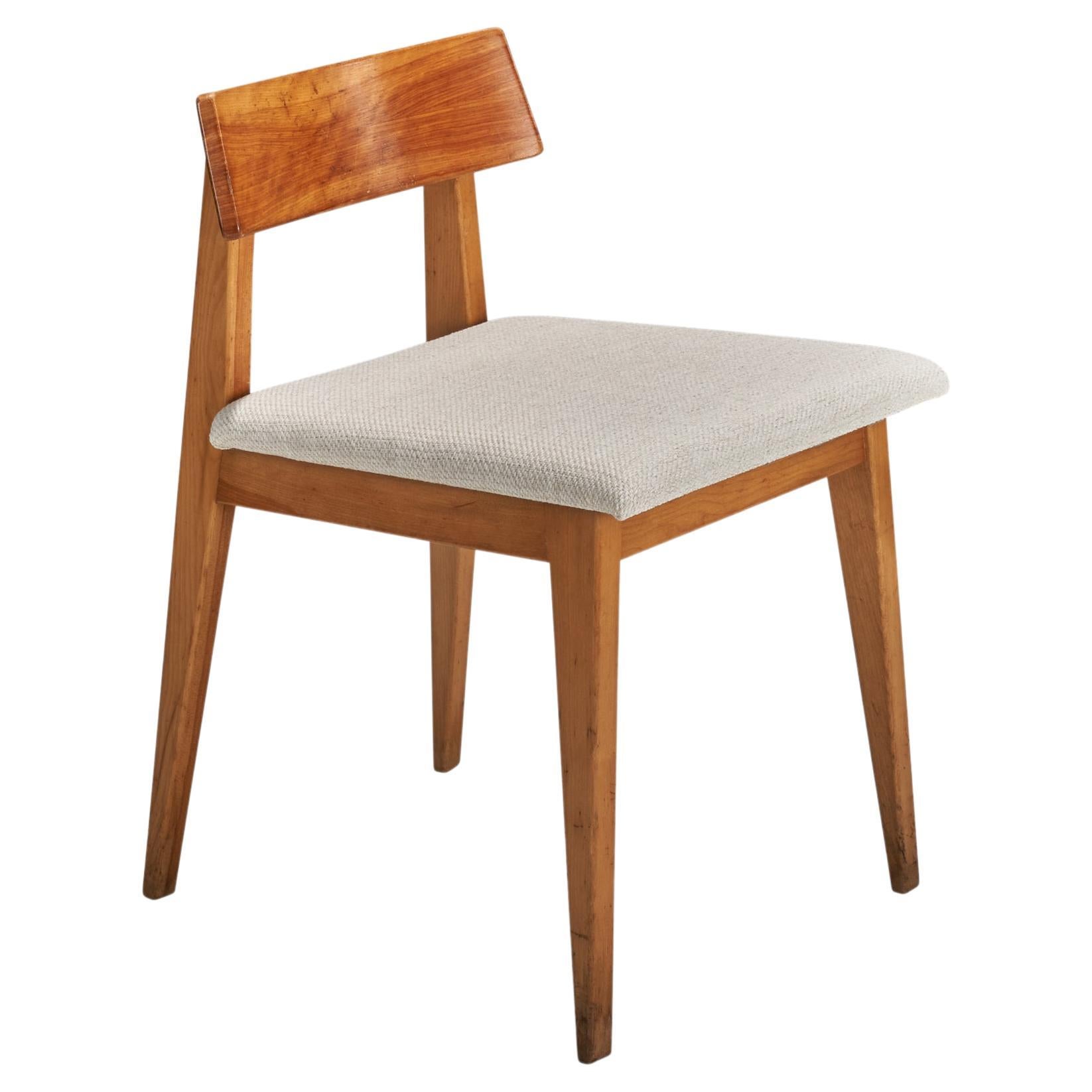 Janet Rosenblum, Side Chair, Wood, Fabric, USA, 1950s For Sale