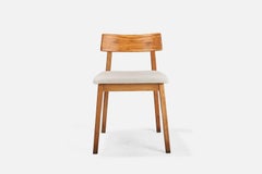 Janet Rosenblum, Side Chairs, Wood, Fabric, USA, 1950s