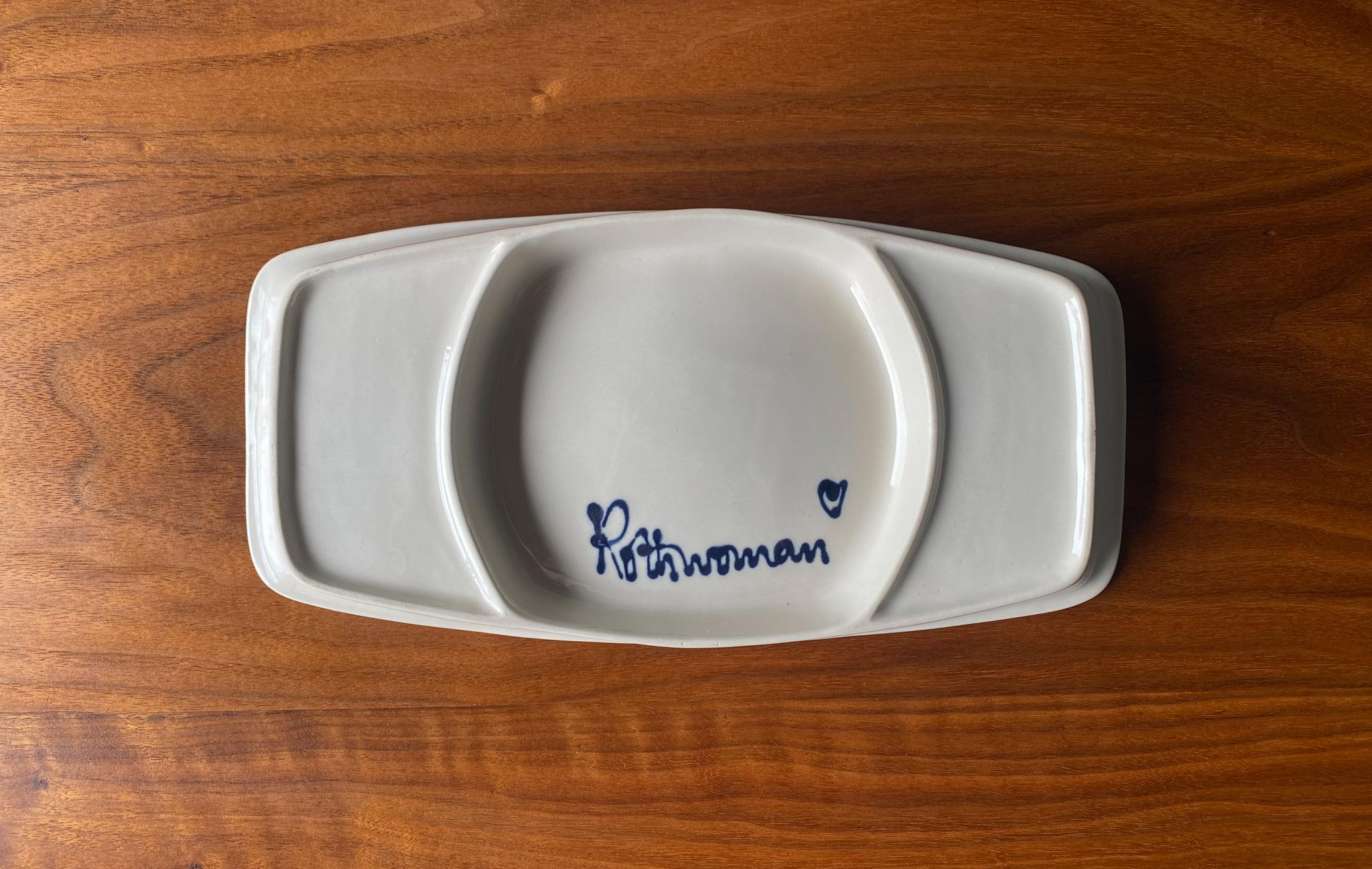 Janet Rothwoman Ceramic Hen Platter, 1970's  For Sale 2