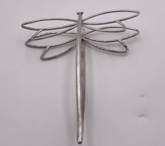 Janet Torelli Sterling Silver Butterfly-Shaped Sandwich Serving Tongs