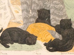 "Whose?", Serigraph print by Janet Turner, 1952