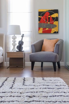 Dangerous Liaisons - Peinture abstraite originale à l'acrylique