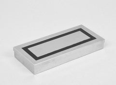 By Liwan's Janetti Firenze Silver and Glass Italian Decorative Box, 1970s