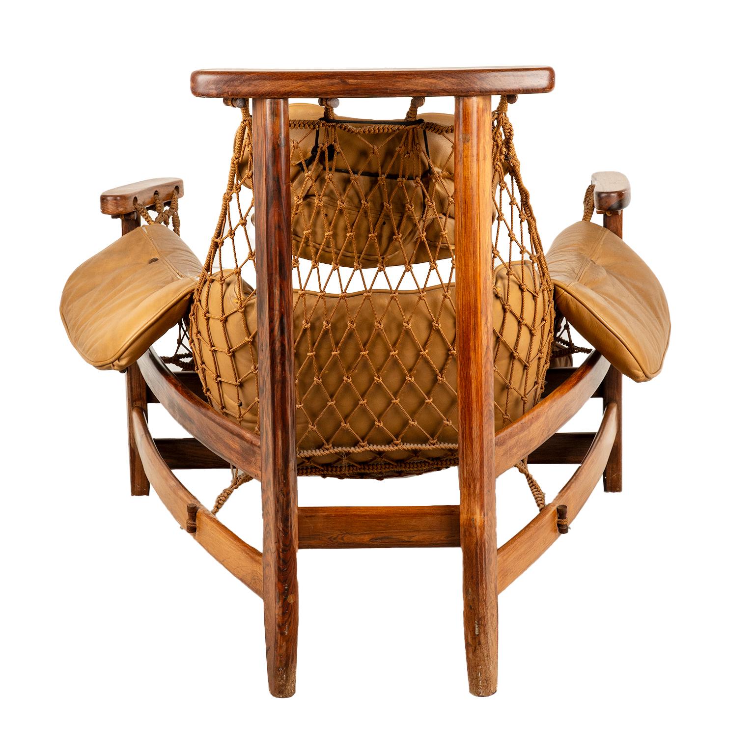 Jangada Sessel/Loungesessel mit Ottomane im Zustand „Gut“ im Angebot in Toronto, ON