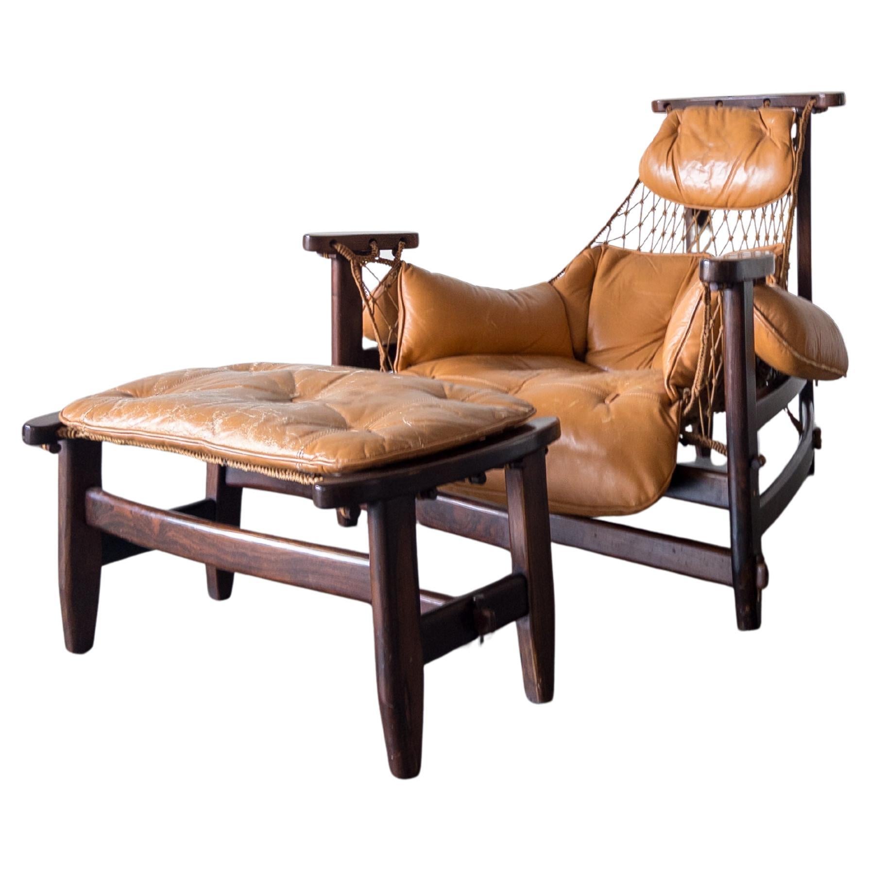 Jangada Chair
Ottoman by Jean Gillon for Italma Wood Art