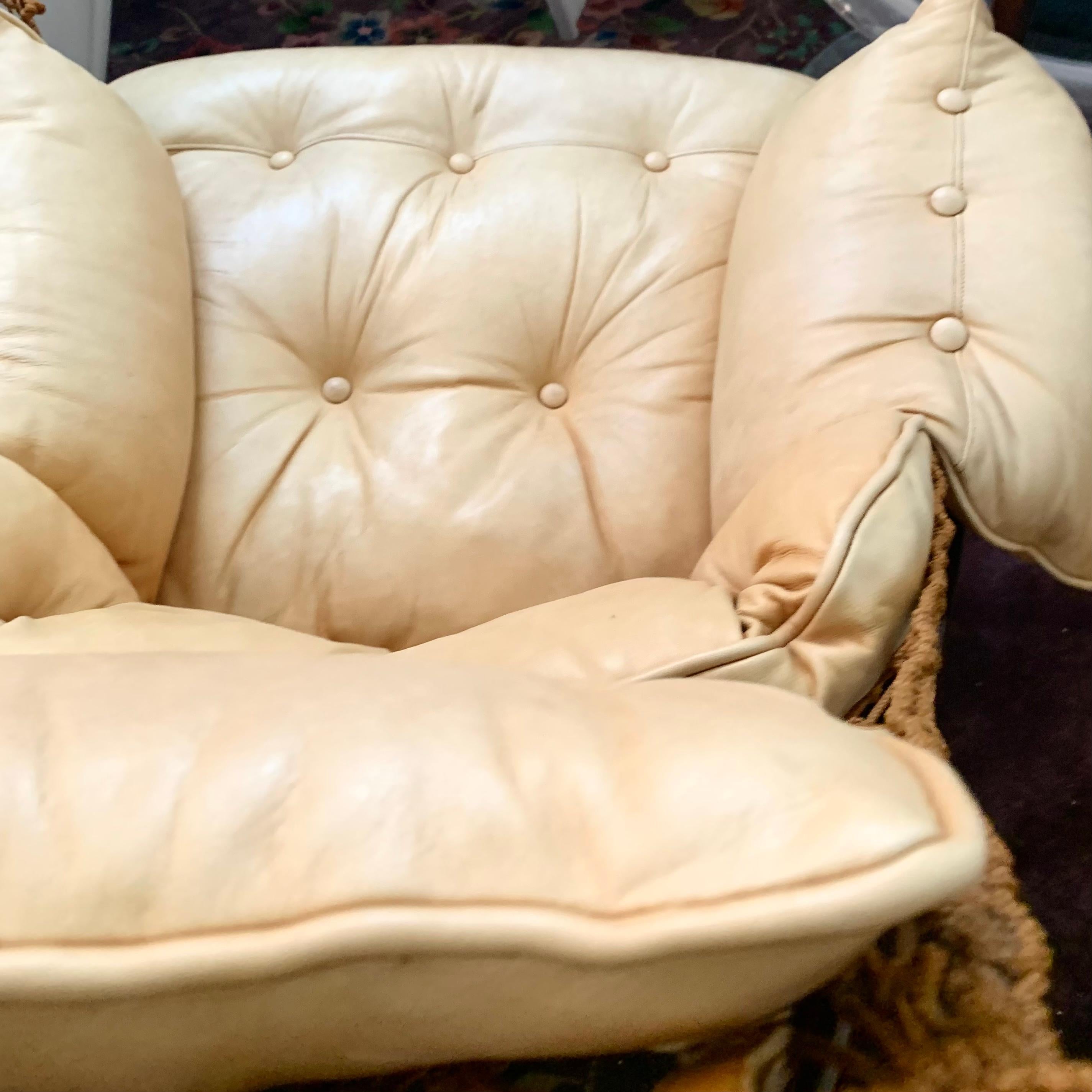 Jangada Jacaranda Lounge Chair, Ottoman, Jean Gillon Italma Wood Art Brazil 1968 1