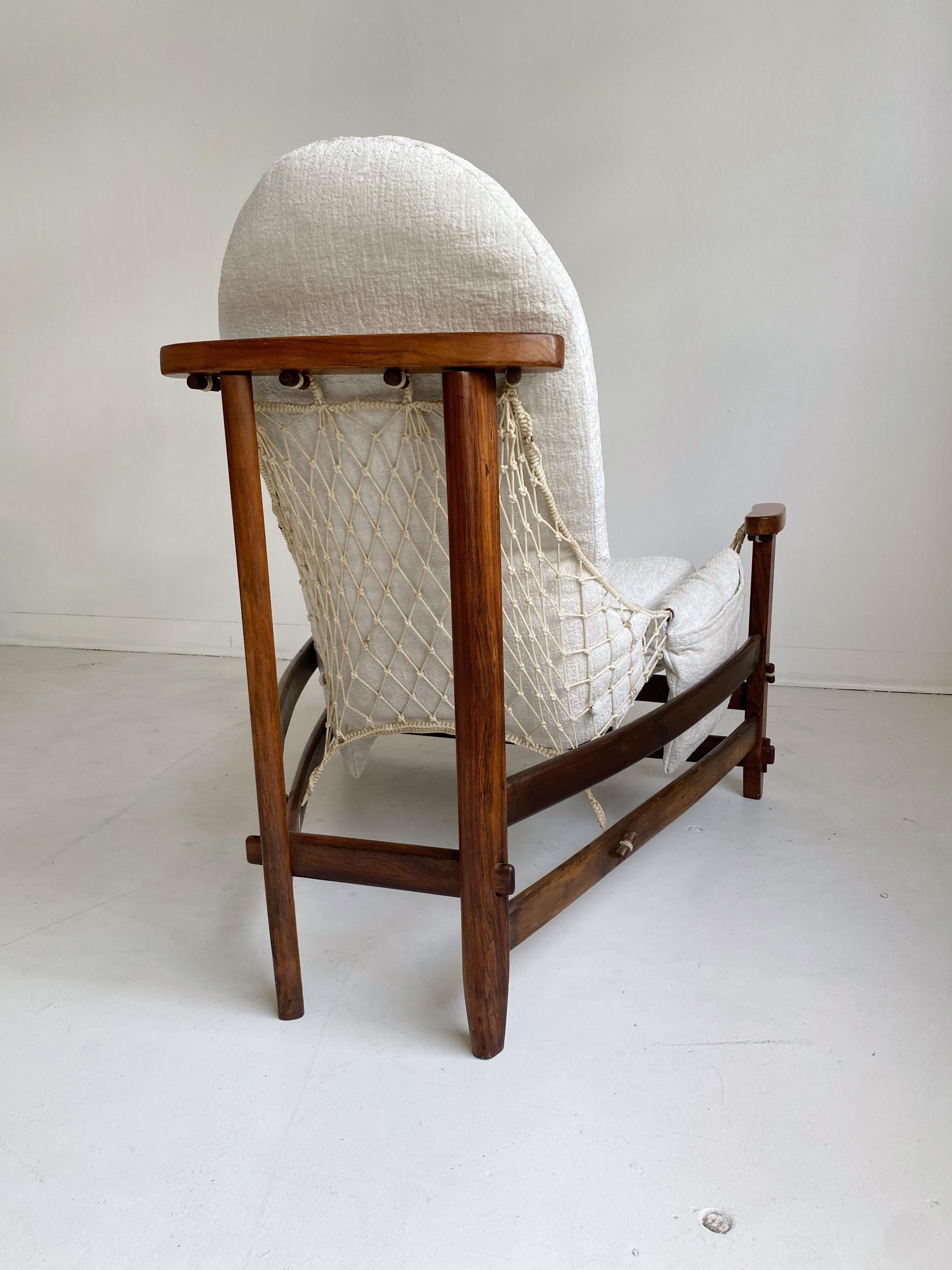 Brazilian Jangada Lounge Chair by Jean Gillon, 60's