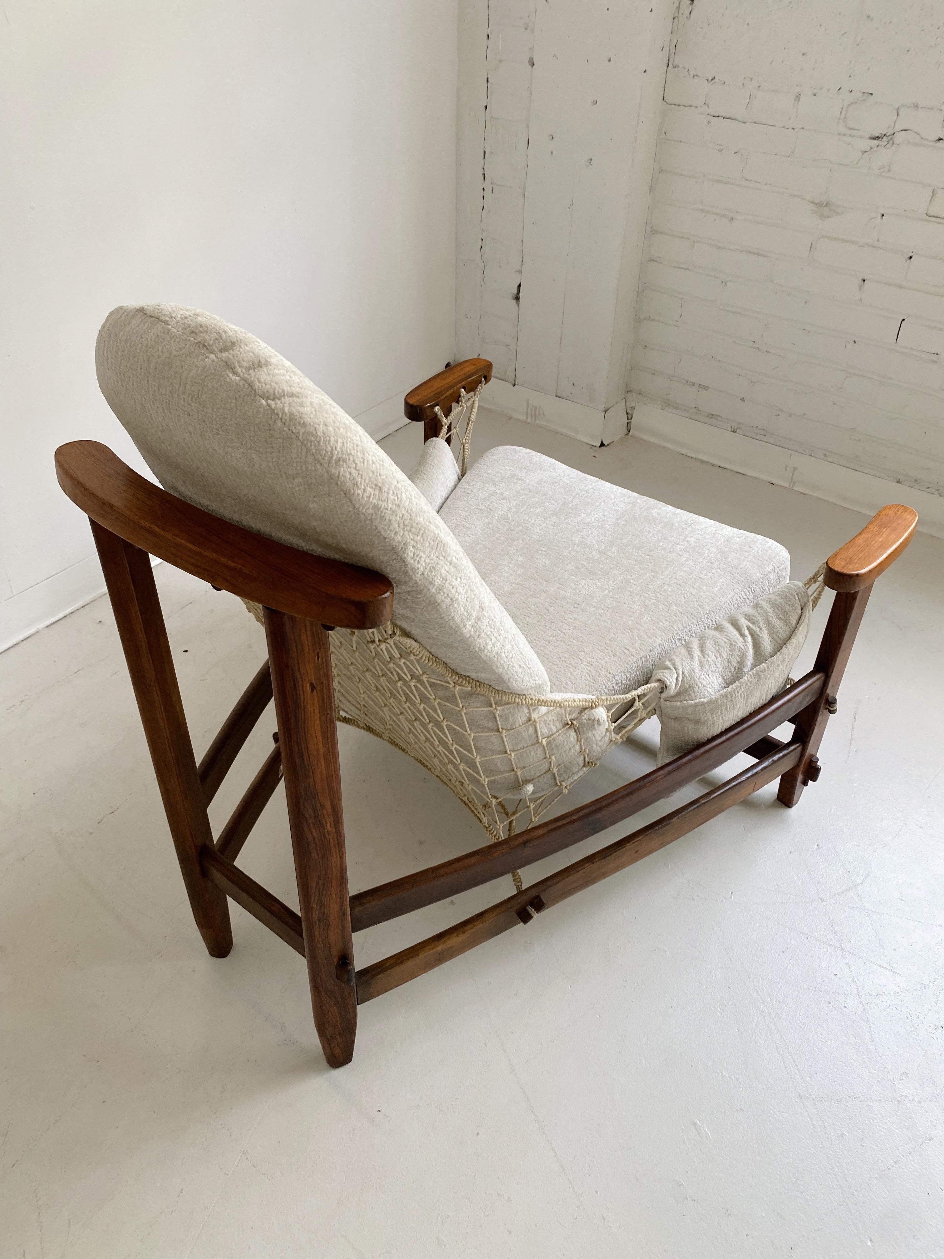 Mid-20th Century Jangada Lounge Chair by Jean Gillon, 60's