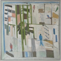 "Composition aux oiseaux (Composition with birds)" Janice Biala