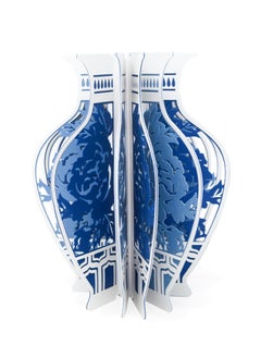 "Sometsuke Book Vase", Contemporain, Porcelaine, Technique mixte, Sculpture