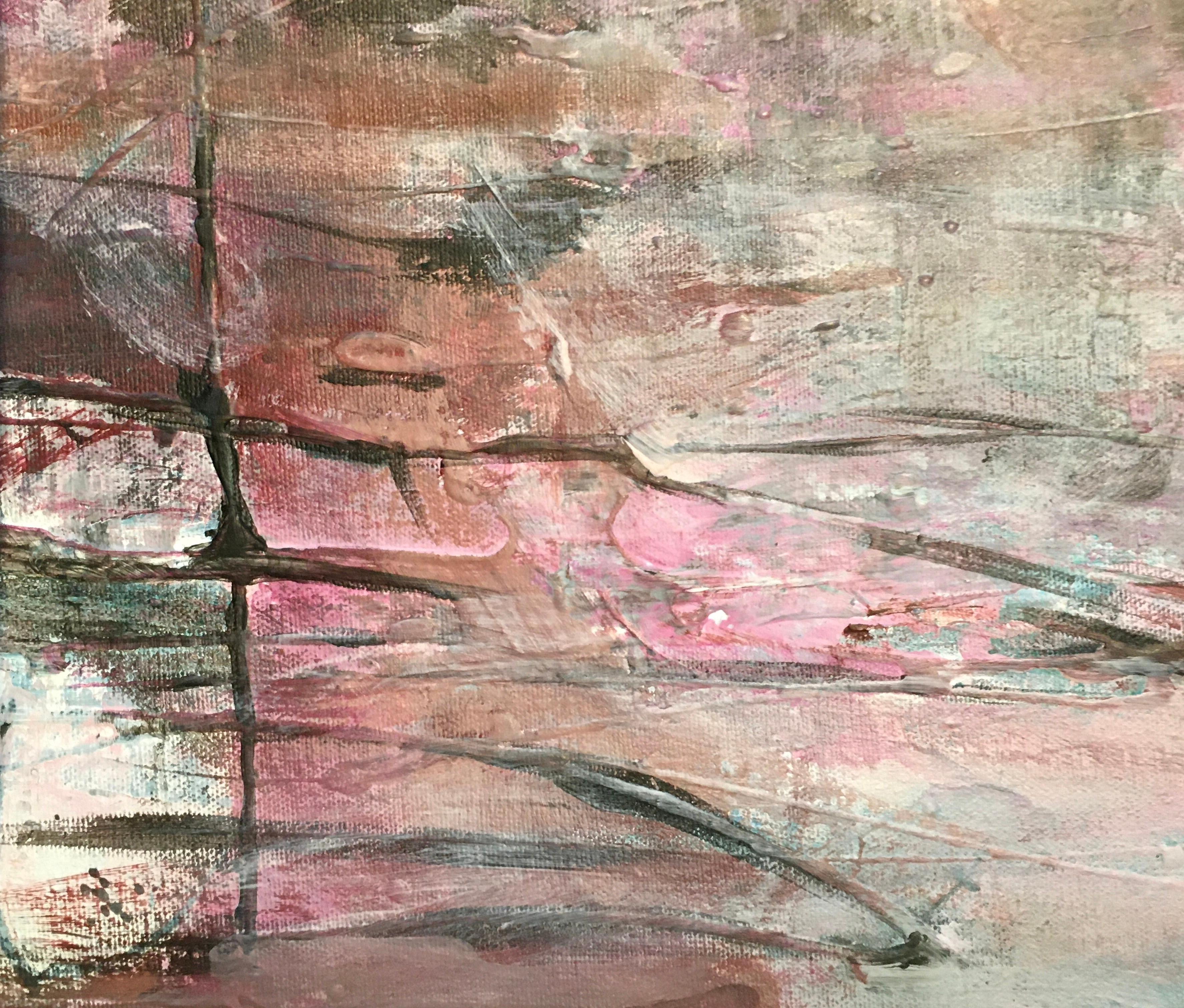'En Dedans En Dehor' by Janice Tayler, Mixed Media Painting For Sale 2
