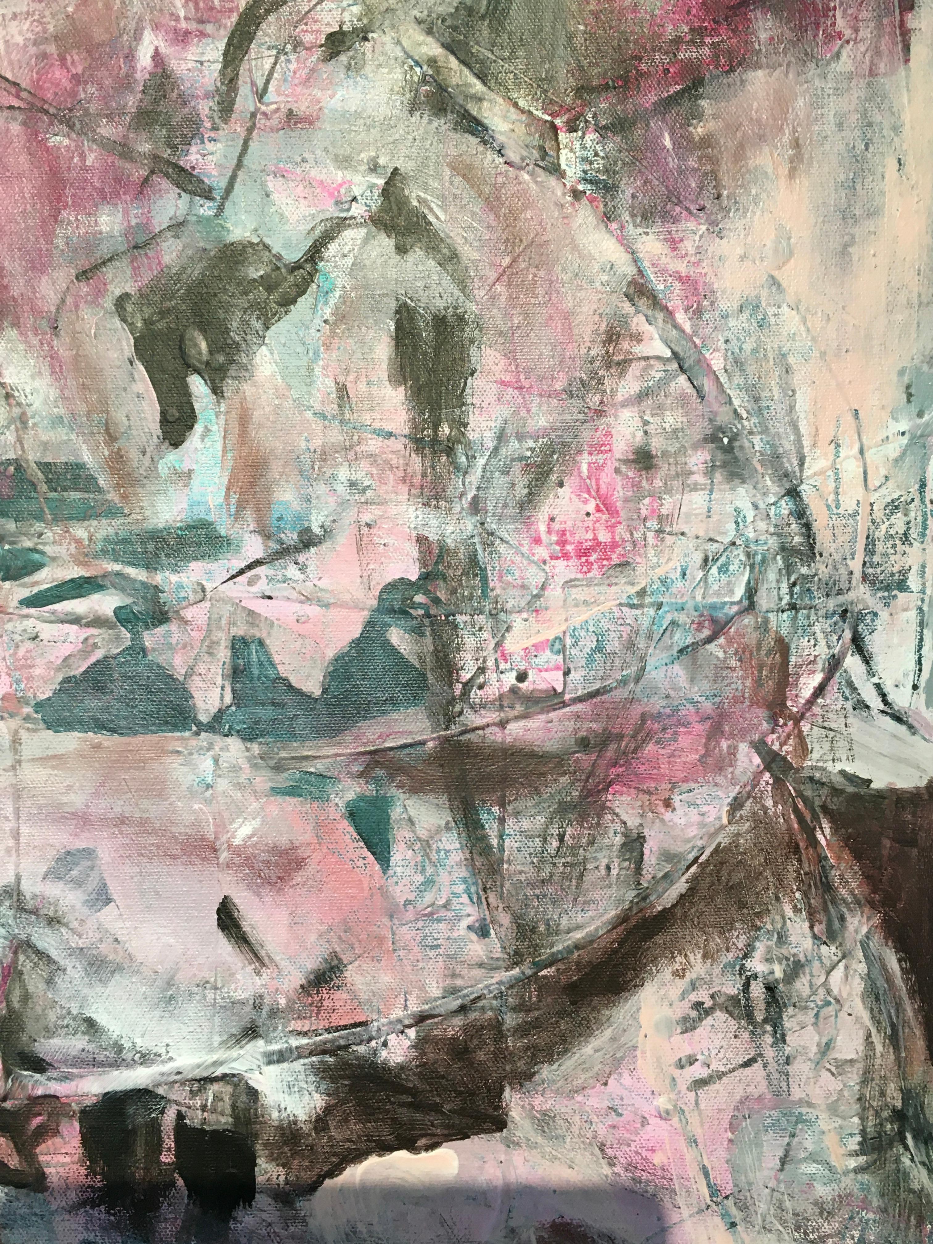 'En Dedans En Dehor' by Janice Tayler, Mixed Media Painting For Sale 3