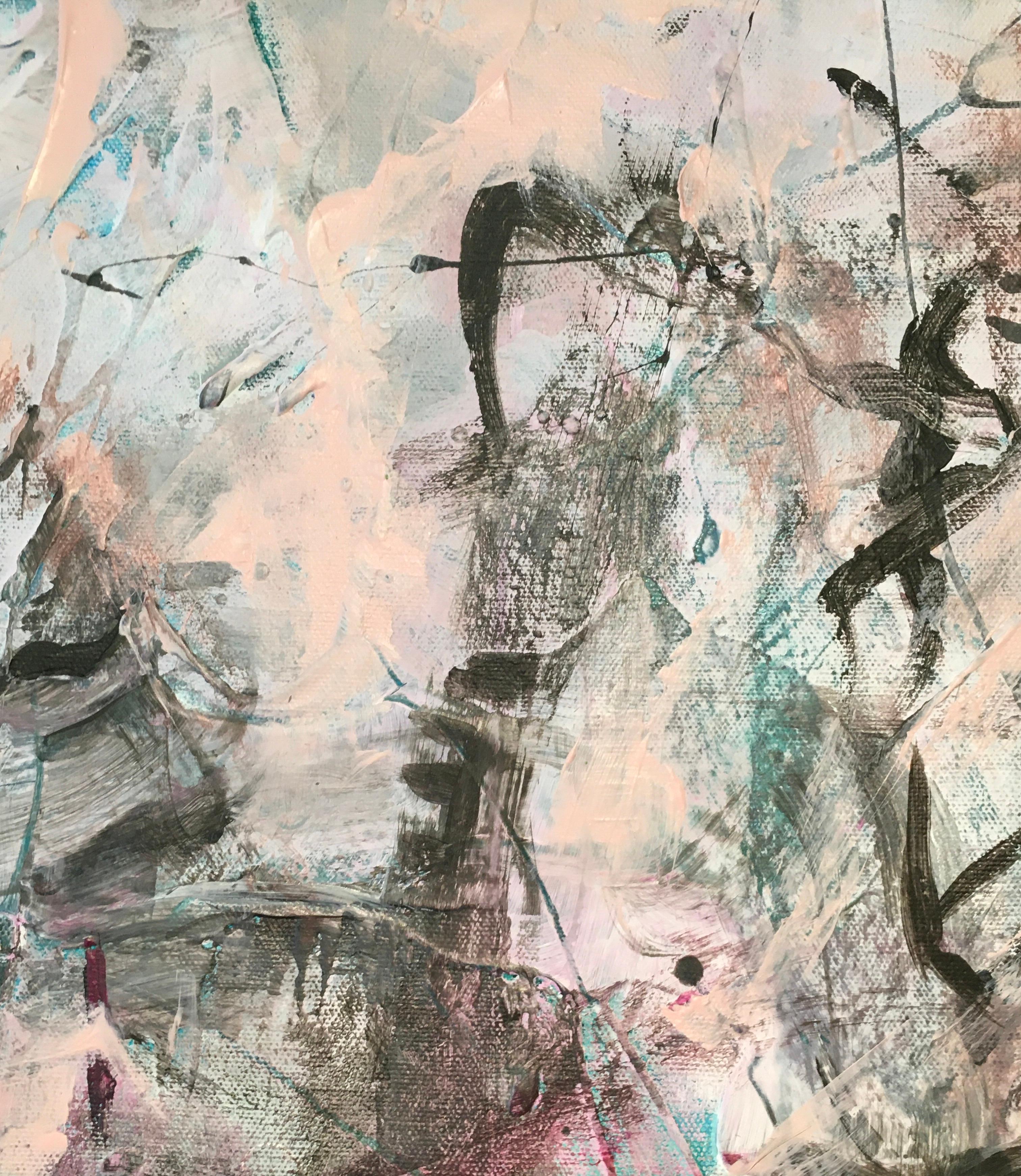 'En Dedans En Dehor' by Janice Tayler, Mixed Media Painting For Sale 4