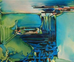 'Melting Blunt Disturbances', by Janice Tayler, Mixed Media Painting