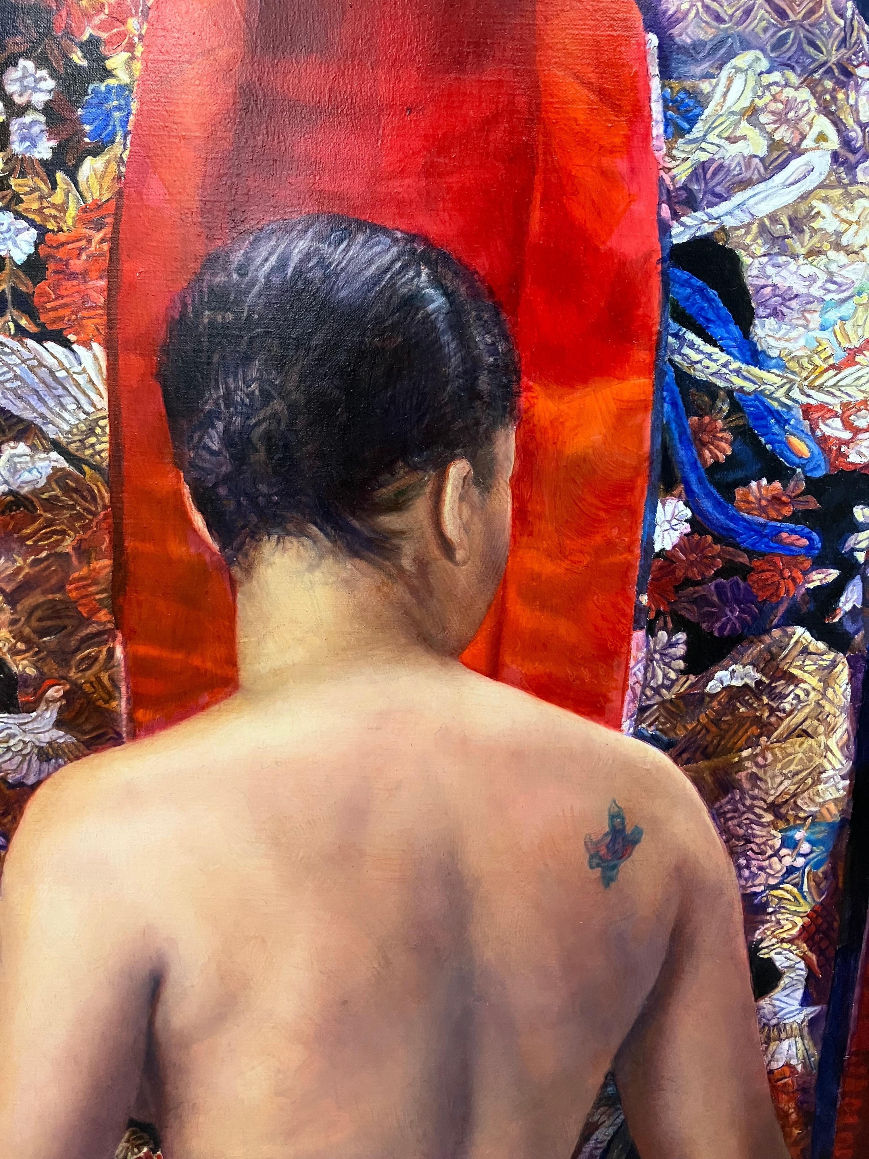American Janice Urnstein-Weissman, Large-Scale Oil on Canvas, 2007