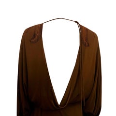 Janice Wainwright Abito senza schienale / Vestito - Dettagli ricamati / Schiena drappeggiata